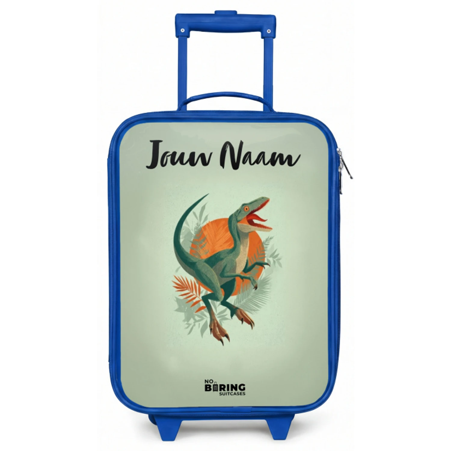 Dier - Dino - Natuur Kinderkoffer - Blauw klein -zz3dotto