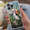 Schildpad - Zeewier - Mozaïek Hoesje iPhone 16 Pro Max met koord klein -sfeer3