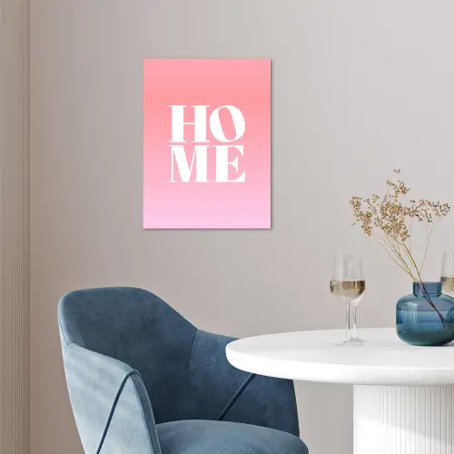 Home - Letters - Groot - Roze poster papier klein -sfeer3