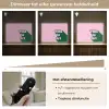 Groen - Teskt - This is art - Roze Light Box met batterij (Wandlamp) middel -USP_dimbaarNL
