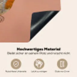 Roodborst - Natuur - Roze Inductie beschemer met haakjes klein -ky-onderkant-de