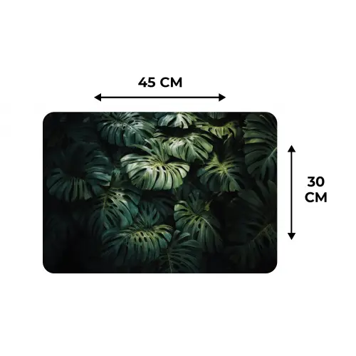 Plant - Monstera - Lichtinval Placemat vinyl groot -specs