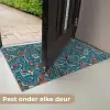 Golven - Retro - Blauw - Patroon Deurmat klein 898 -USP_NL