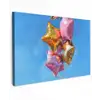 Ballonnen - Goud - Stervorm - Roze canvas 2cm klein -z3d