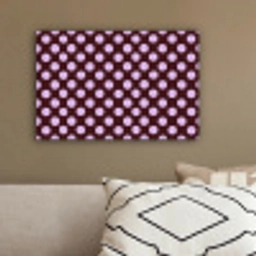 Klassiek - Stippen - Paars canvas 2cm klein 34 -sfeer3