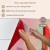 Lippenstift - Rood - Penseelstreken keuken achterwand spatscherm klein -spatscherm_NL