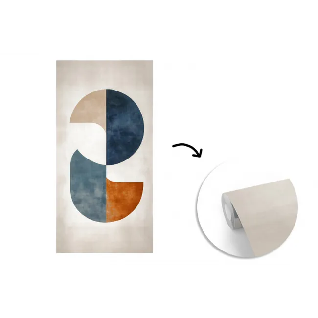 Cirkels - Abstract - Kleurrijk fotobehang vinyl groot -3d