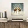 Kerstmagie - Winterwoud - Rendier aluminium wit klein -sfeer1