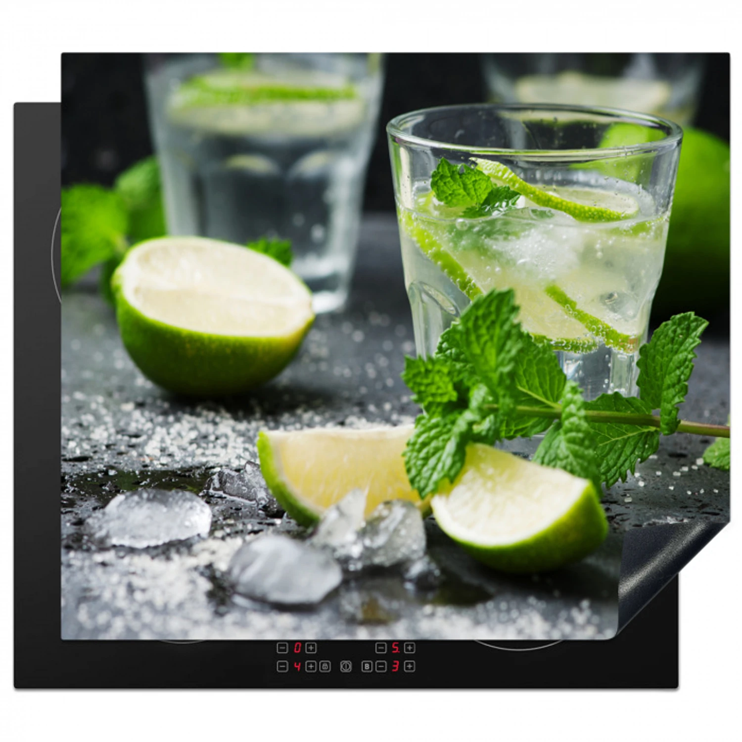 Frisheid in Glas Inductie beschermer vinyl 3mm middel -3d