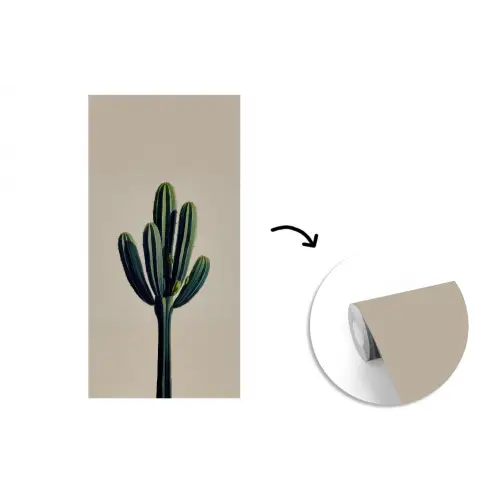 Cactus - Subtiel - Groen fotobehang vinyl groot -3d