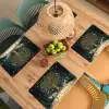 Feestboom - Winterhemel - Kleurrijk Placemat vinyl groot -zzsfeer5_Kitchenyeah-website