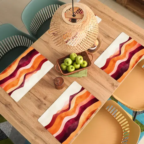 Abstract - Landschap - Golven Placemat vinyl groot -zzsfeer5_Kitchenyeah-website