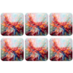 Bloemen - Abstract - Kunst - Modern onderzetter kurk middel -zkaufland3dotto