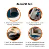 Indigo - Palet - Kleuren Inductie beschermer vinyl 3mm klein 276 -zzzzzzz-td-werking