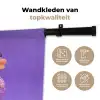 Disco - Eend - Paars Wandkleed katoen klein -sfeer2