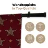 Sterren - Luipaardprint - Dream - Bordeaux Wandkleed katoen klein -tsfeer2_DE