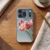 Tulpen - Roze - Stelen Telefoonhoesje iPhone 17 Pro klein -sfeer1