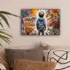 Graffiti - Jongen - Kleuren - Kunst - Street Art canvas 2cm klein -sfeer1