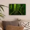Jungle - Brug - Mos - Natuur - Tropisch canvas 2cm klein -sfeer1