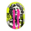 Buste - Verf - Geel Wandcirkel Ovaal Forex klein -3d