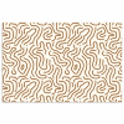 Minimalistisch - Patroon - Terracotta poster papier klein 62 -3d