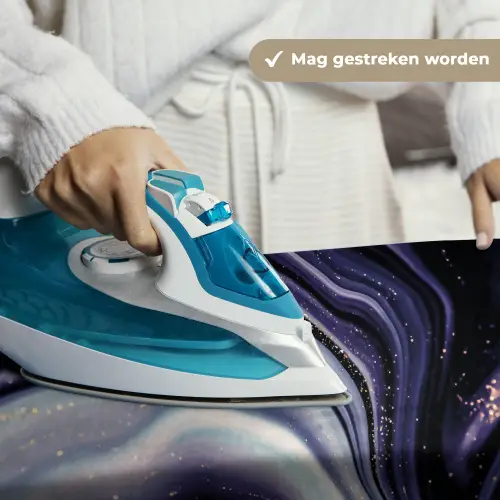 Marmer - Paars - Luxe - Marmerlook - Glitter Wandkleed katoen klein -sfeer9