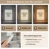 Buiten - Quote - Strepen - Zomer Light Box met kabel (Tafellamp) klein -USP_lichtkleurNL