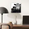 Koeien - Zwart - Wit aluminium wit klein -sfeer5