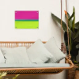 Strepen - Modern - Kleurrijk tuinposter los doek klein -sfeer7