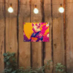 Varken - Bloemkroon - Kimono - Abstract tuinposter los doek klein -sfeer1