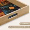Silhouetten - Abstract - Zon - Maan Dienblad Rechthoek middel -USP_HandgreepNL