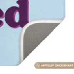 Speels - Boodschap - Blauw Badmat klein -USP_AntislipNL