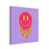 Smiley - Drip - Neon aluminium wit klein -3d