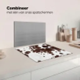 Koeienhuid - Klassiek - Bruin Inductie beschermer vinyl 3mm middel -wsfeer7_website