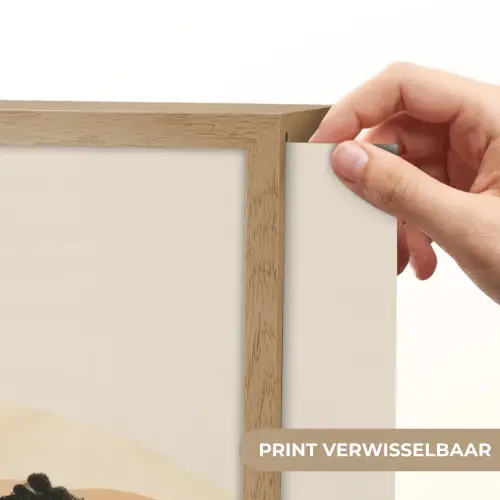 Zon - Heuvels - Boom - Abstract Light Box met batterij (Wandlamp) middel -USP_websiteprintNL