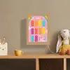 Tafels van vermenigvuldiging - Leren rekenen voor kinderen - Cijfers oefenen - Eenhoorn - Roze Light Box met kabel (Wandlamp kind) klein -sfeer2_kind