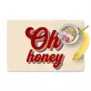 Oh honey - Rood - Schaduw Placemat vinyl groot -zzzproduct_Kitchenyeah-website