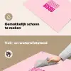 Bisou - Roze - Minimalistisch Inductie beschemer met haakjes klein -ky-schoon-nl