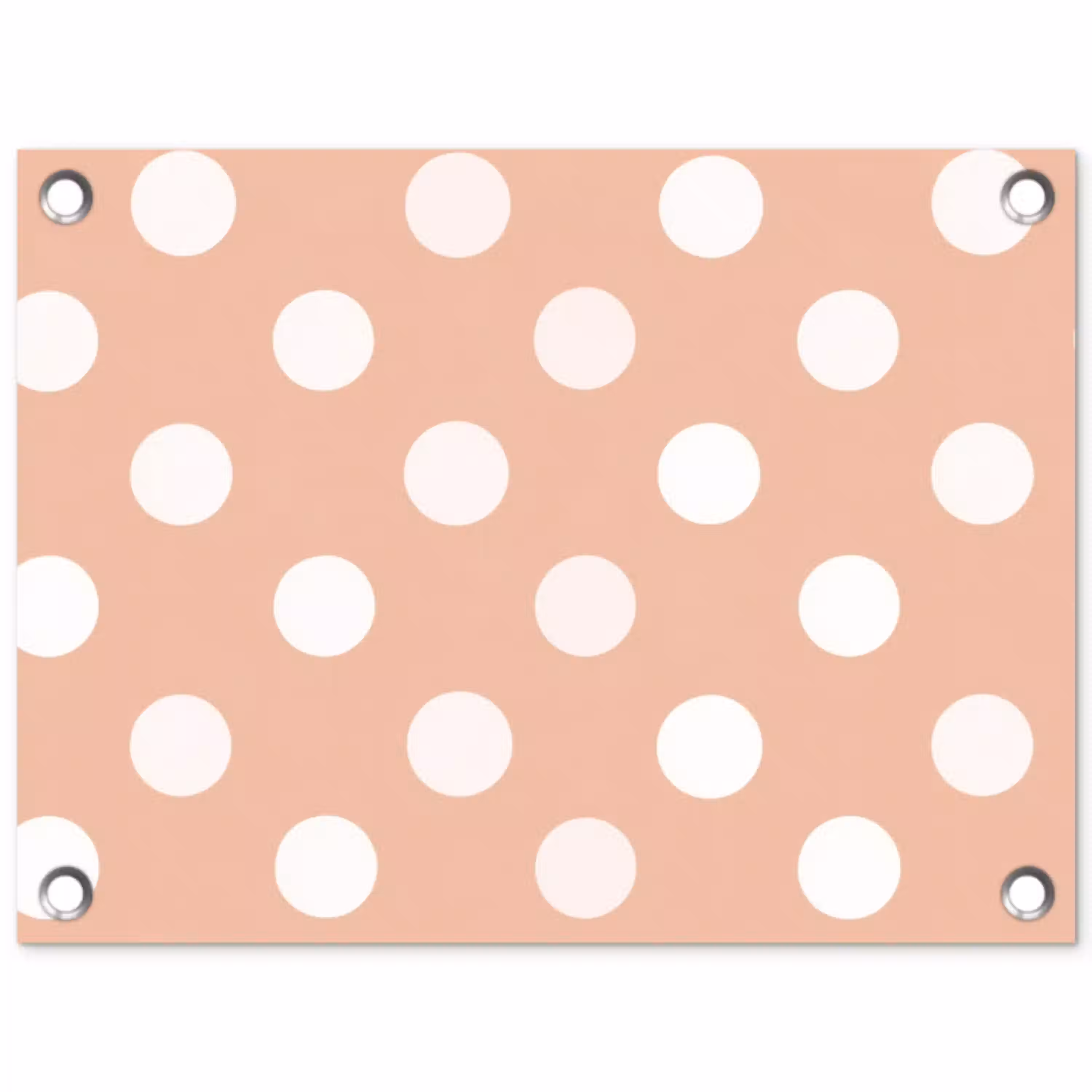 Klassiek - Polka - Perzik tuinposter los doek klein 239 -3d