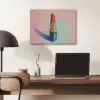Lippenstift - Rood - Penseelstreken PET vilt klein -sfeer5