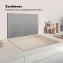 Japandi - Beige - Modern Inductie beschermer vinyl 3mm klein -wsfeer7_website