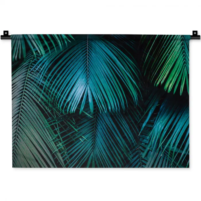 Jungle -  Palmblad - Natuur Wandkleed katoen klein -zz3d