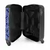 Blauwe schelpen patroon NBS - Handbagage koffer - Volwassenen Unisex middel -binnenkant