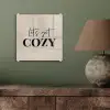 Beige - Winter - Quote - Cozy plexiglas 5mm klein -sfeer3