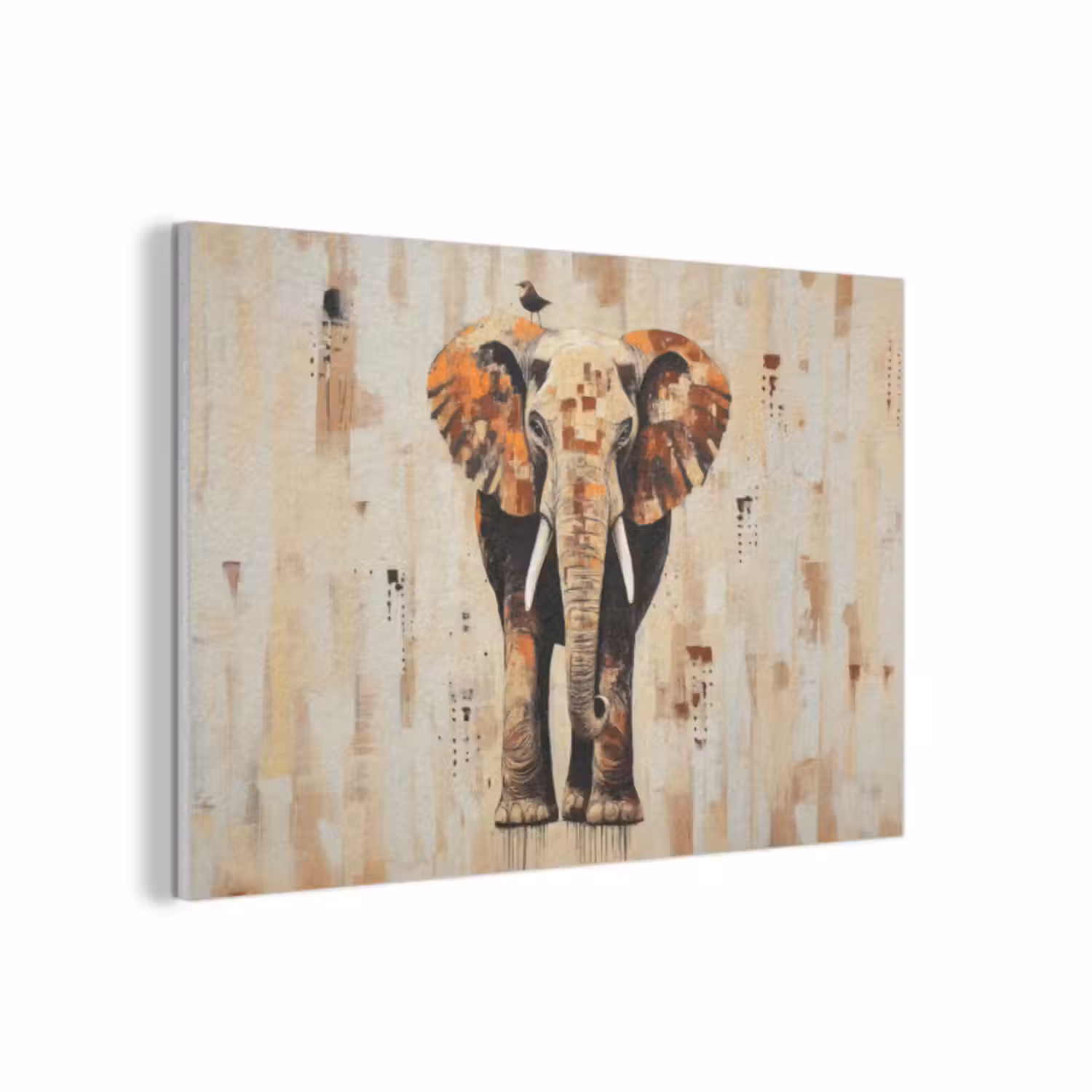 Akustikbild - Elefant - Rüssel - Mosaik - Abstrakt