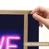 Neon - Love - Valentijn Light Box met batterij (Wandlamp) middel -USP_websiteprintNL