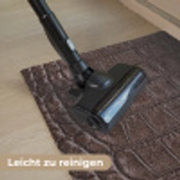 Krokodil - Leer - Bruin Deurmat klein -reinigen_DE