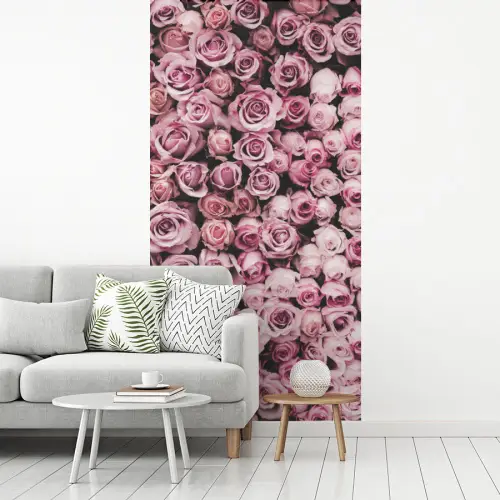 Een zee van rozen uit de natuur fotobehang vinyl groot -woonkamer