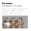 Floraal - Stilleven - Kleurrijk Muismat XXL klein 681 -sfeer5