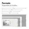 Beige - Marmer - Aders Muismat XXL klein 681 -zsfeer5_frans